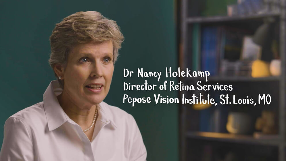 Image of Dr. Holekamp from video