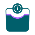 Weighing scale icon